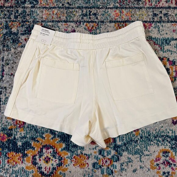 CALIA Journey Collection Knit Trapunto Mid-Rise 3.5" Short Unbleached Size S NWT - Picture 2 of 6